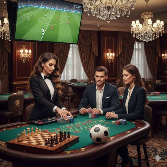 二八杠棋牌游戏场景